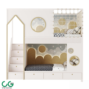 Kids Room Bed 03